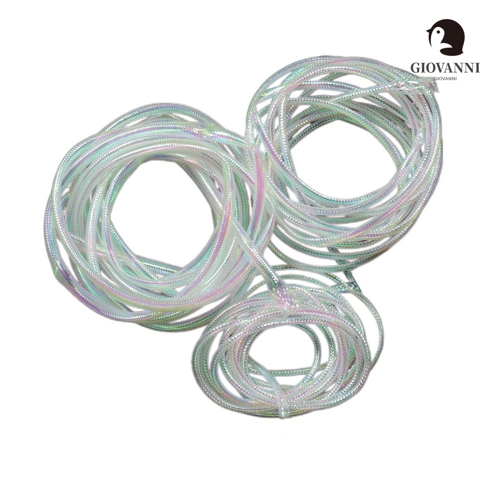 Giovanni Phụ Kiện Ống Dây Bện Màu Trắng 6mm 8mm 2mm 4mm Hỗ Trợ Câu Cá