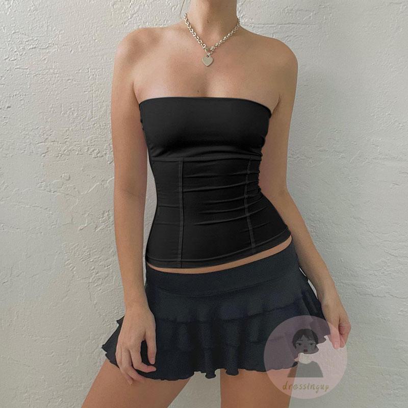 Áo Tank Top Không Tay Màu Trơn Thời Trang Mùa Hè Cho Nữ