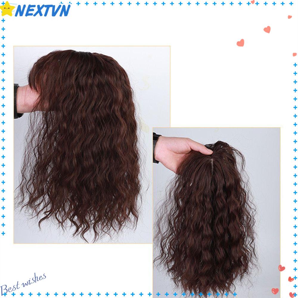 Bộ Tóc Giả Xoăn Bằng Sợi Tổng Hợp Thời Trang Dành Cho Nữ