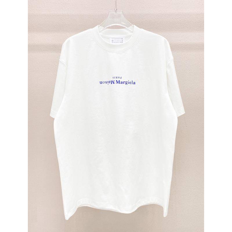 Áo Thun cotton In logo Đảo Ngược MM6