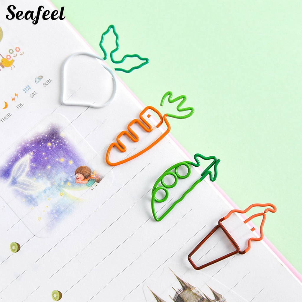 Bộ 32 Kẹp Giấy Hình Cà Rốt Hoạt Hình Sáng Tạo