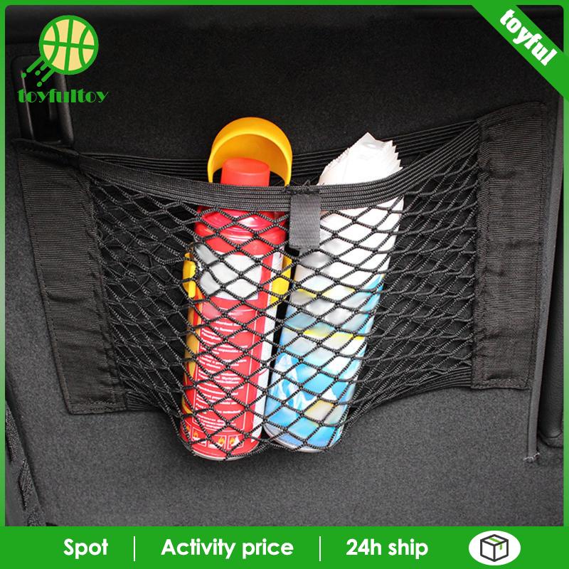 Lưới Giữ Đồ Hai Lớp Co Giãn 55x25cm Có Thể Điều Chỉnh Cho Xe Suvs
