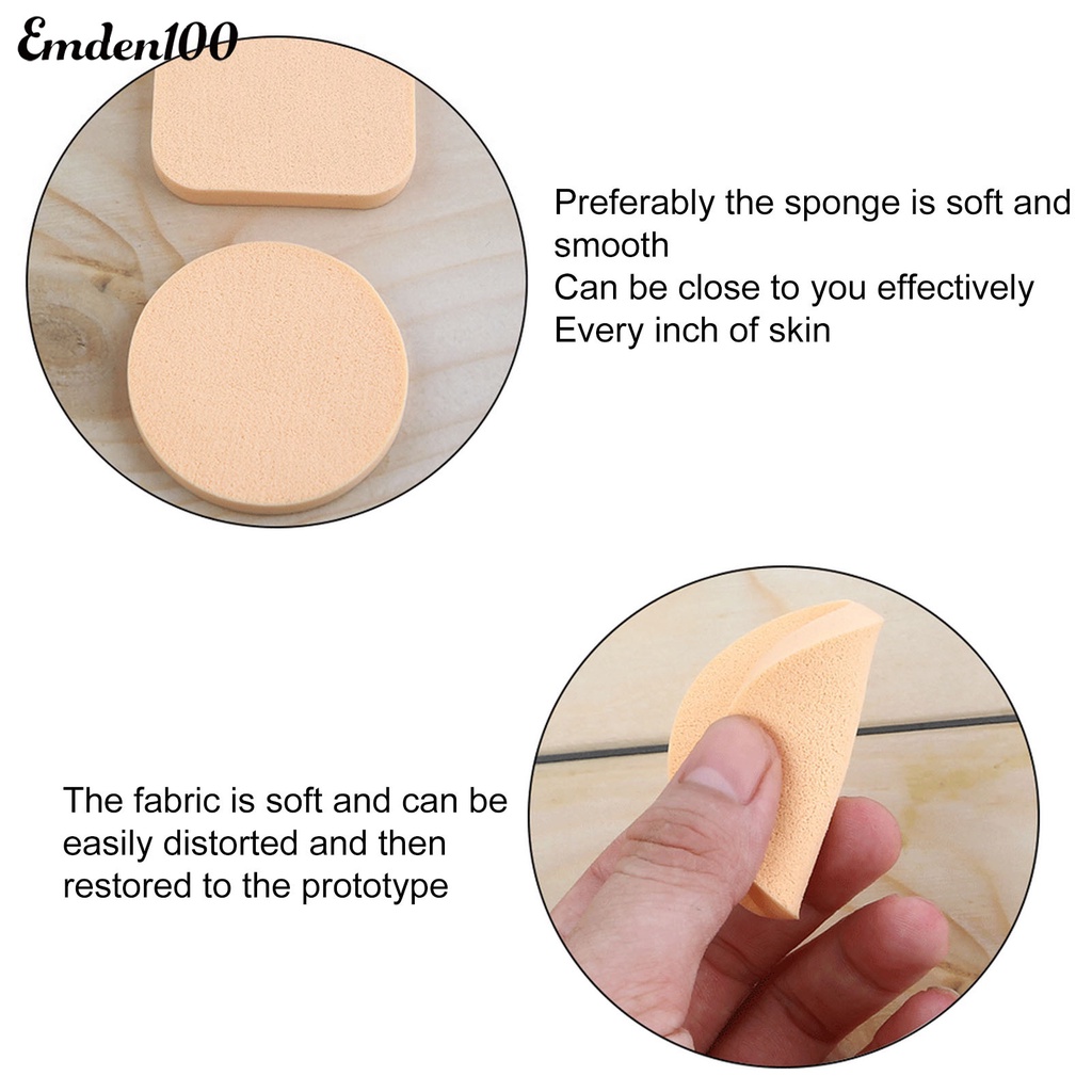 Set 2 Mút Trang Điểm Ướt Và Khô Mềm Mại Đa Năng Tiện Dụng