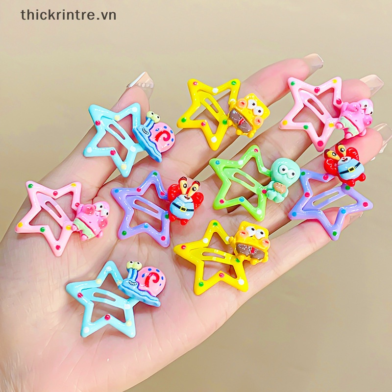 Set 2 Kẹp Tóc Hoạt Hình Dễ Thương Cho Bé Gái