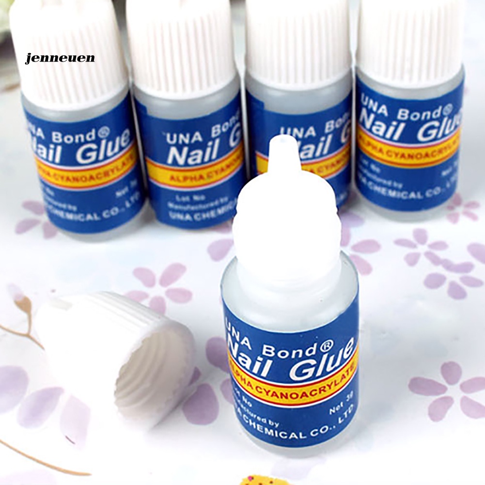 Bộ 5 Keo Dán Móng Tay Trong Suốt Bằng Acrylic Chuyên Dụng DIY