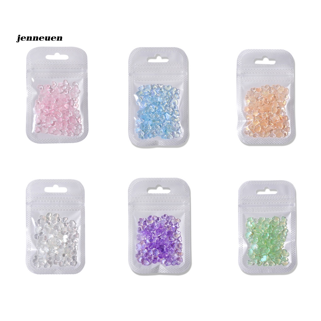 Túi 100 Hạt Cườm 3D Không Phai Màu Dùng Trang Trí Móng Tay Nghệ Thuật
