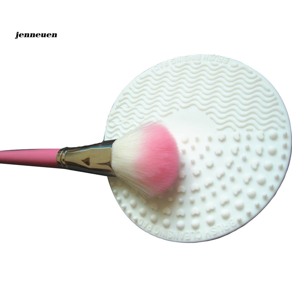 Miếng Rửa Cọ Trang Điểm Hình Tròn Tiện Dụng