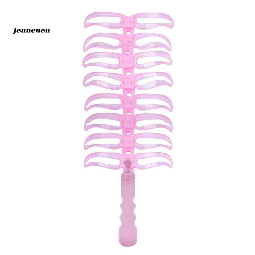 Bộ 8 Khuôn Thẻ Vẽ Lông Mày Chuyên Nghiệp