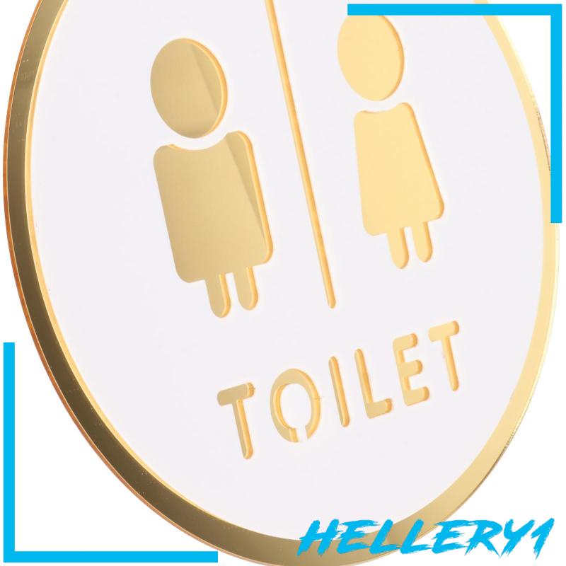Hình Dán Toilet Nam Nữ Bằng Acrylic In Kí Hiệu Pictogram