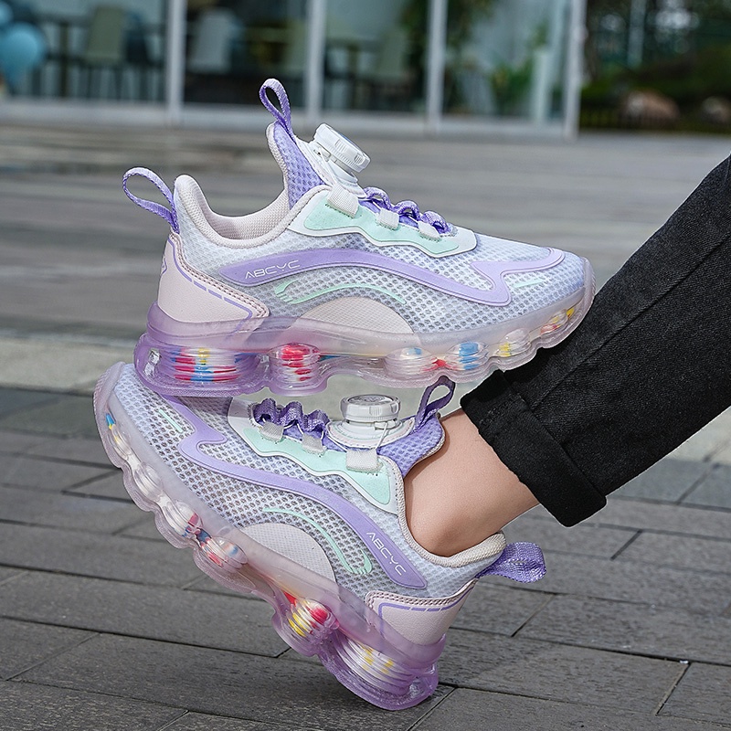 Giày Thể Thao Bằng Da Chất Lượng Cao Thoải Mái Màu Xanh Dương / Hồng / Xanh Lá Dành Cho Bé Trai Và Bé Gái