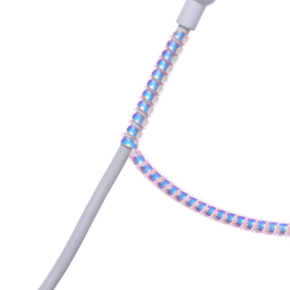 Dây xoắn bọc bảo vệ dây cáp tai nghe dài 1.55m
