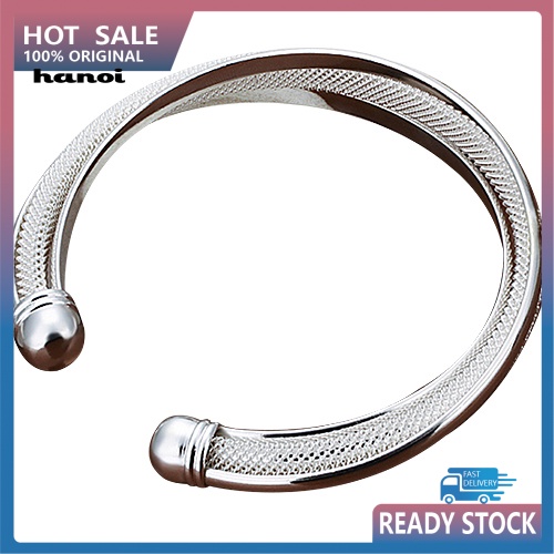 Vòng Đeo Tay Hở Mạ BạC ThiếT Kế KiểU Cổ ĐiểN ThờI Trang Cho Nữ