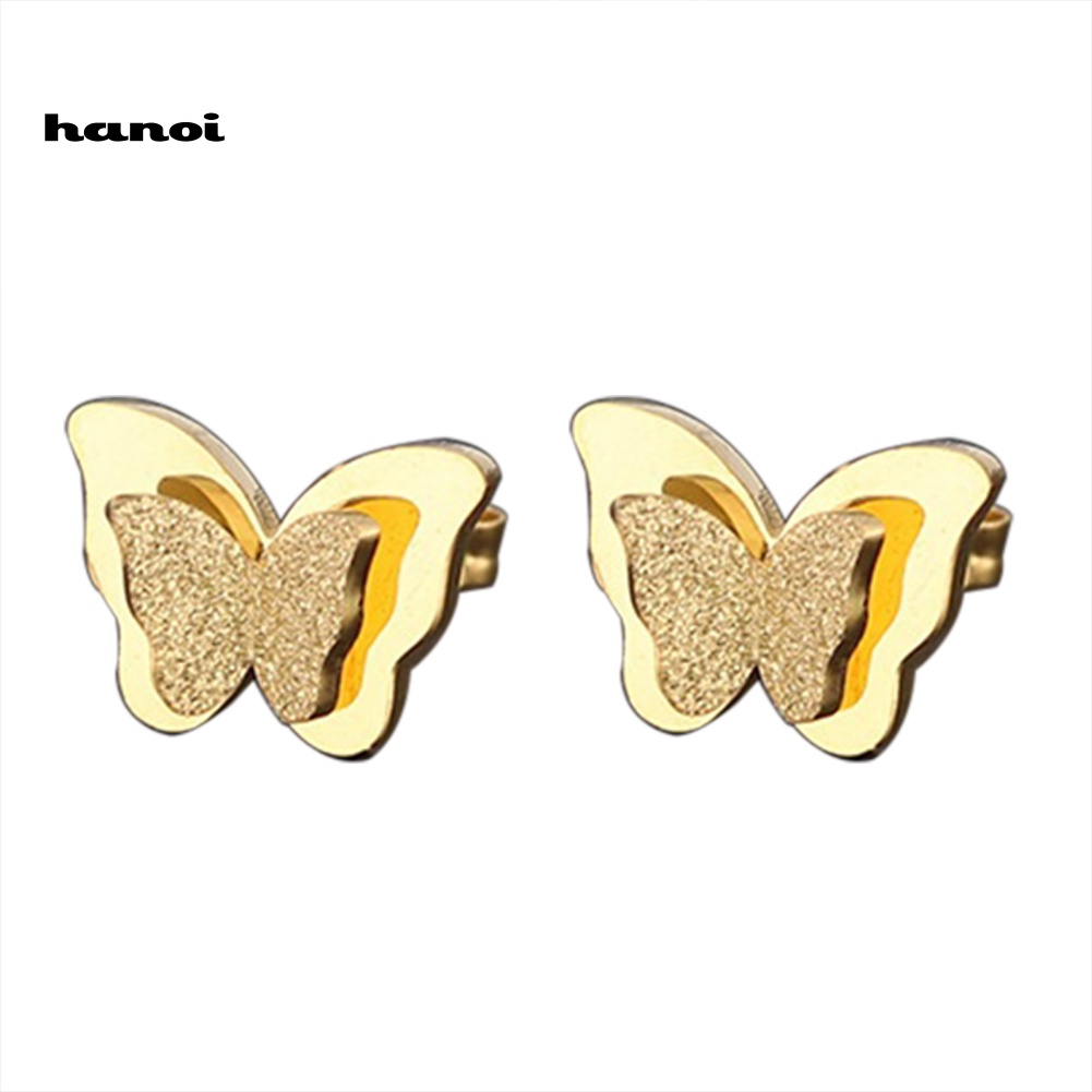 Bông Tai Hình Bướm Thời Trang Cá Tính