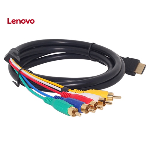 Cáp chuyển đổi âm thanh / video LENOVO AV 5Ft HDMI sang 5-RCA RGB/ mạ vàng