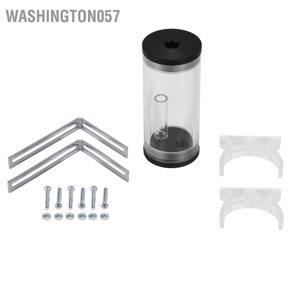 Washington057 Máy tính PC Bộ làm mát bằng nước lỏng Ra/diator Bình chứa xi lanh acrylic