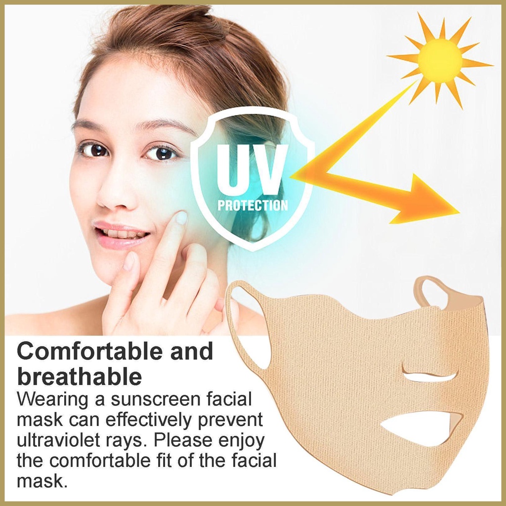 Mặt Nạ Thạch Masque Dưỡng Ẩm Mạnh Mẽ Che Phủ Khuôn Mặt Cho Lái Xe Golf Tennis Câu Cá