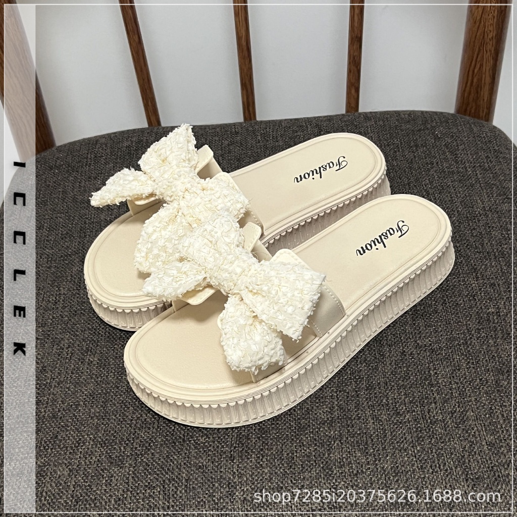 Dép nữ ICCLEK 31zHD071921 đế bánh mì thoải mái