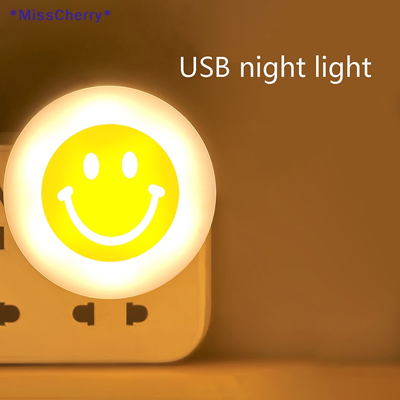 Đèn Ngủ LED USB Hình Mặt Cười Kích Thước Nhỏ Mới