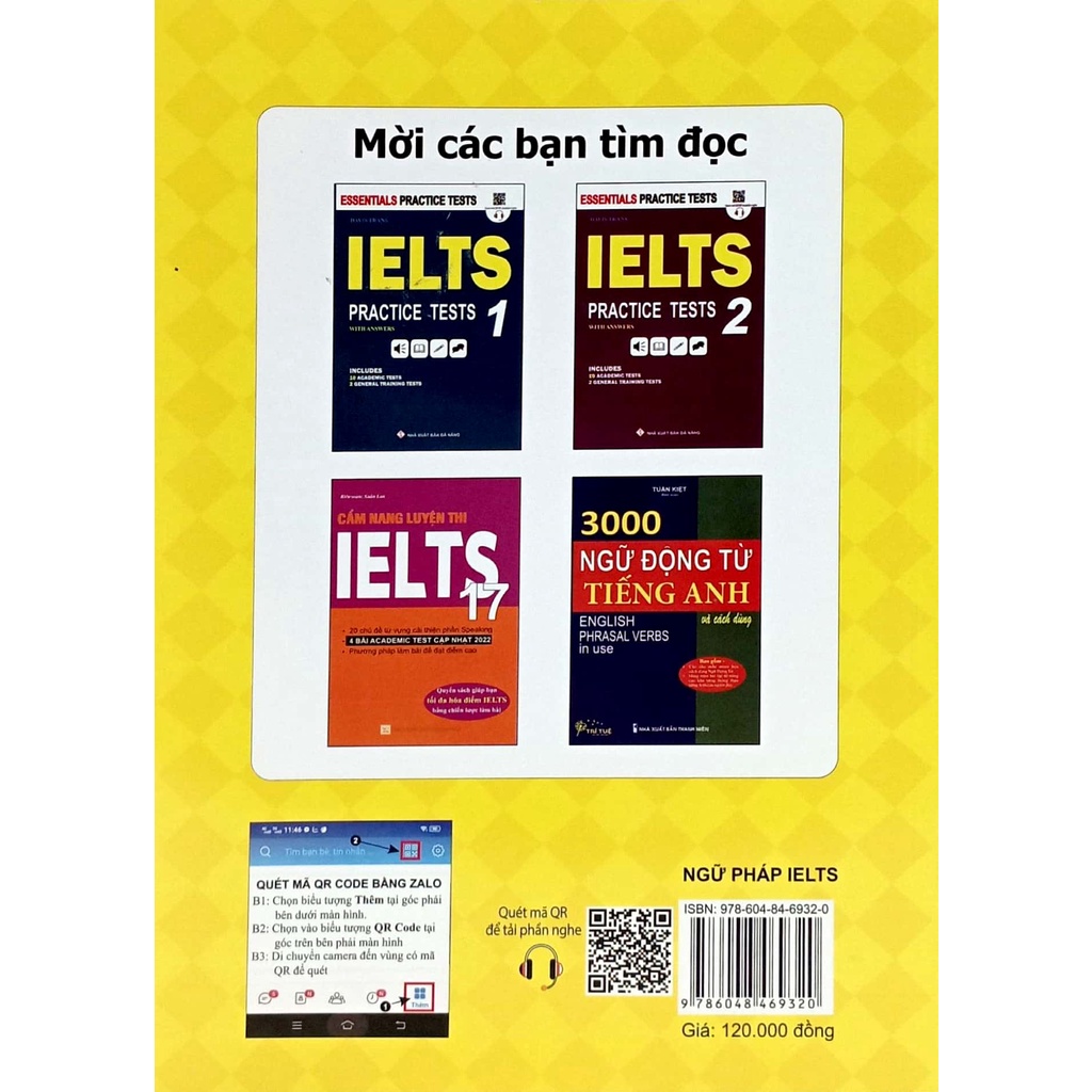 Sách Ngữ pháp IELTS - Essential Grammar For Ielts Writing