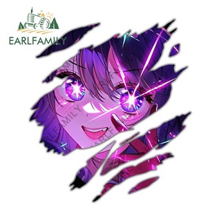 Earlfamily 13cm oshi no ko xé anime xe hơi dán sáng tạo xe máy cốp xe đua trôi vinyl jdm kem chống nắng decal chống thấm nước kiểu dáng xe