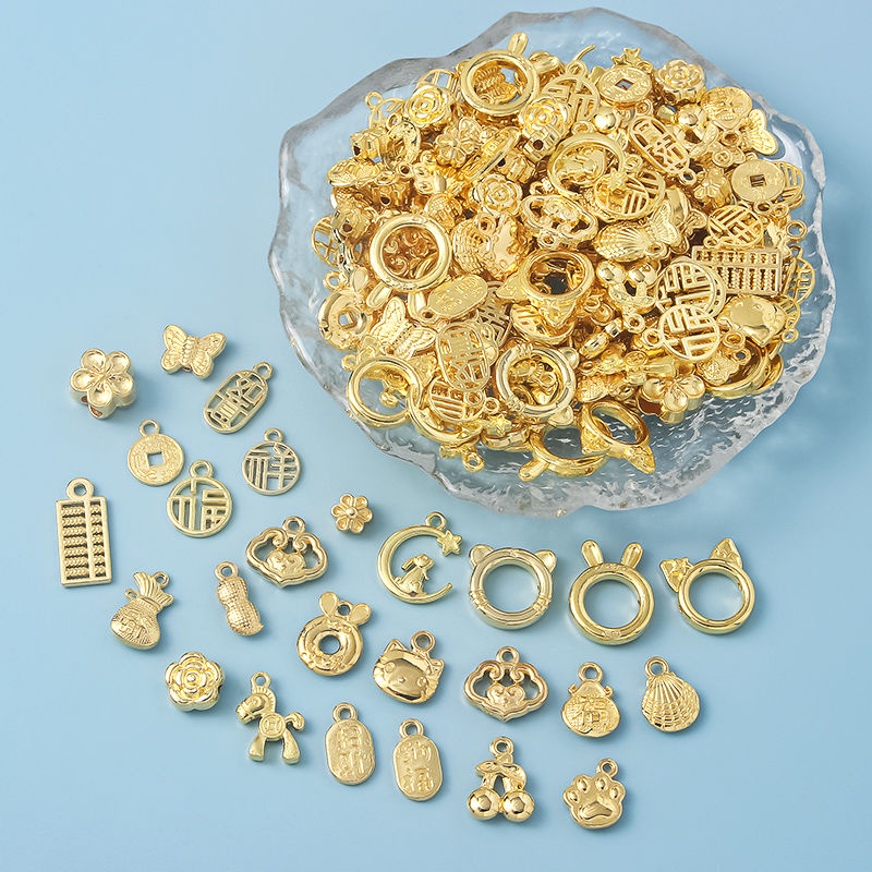 Set 100 / 50 Mặt Dây Chuyền Vàng Nhỏ Hỗn Hợp 100 / 50 Làm Trang Sức Thủ Công585858. Cửa Hàng Mypickyqueensaccessoriessaccessoriesshop20230721