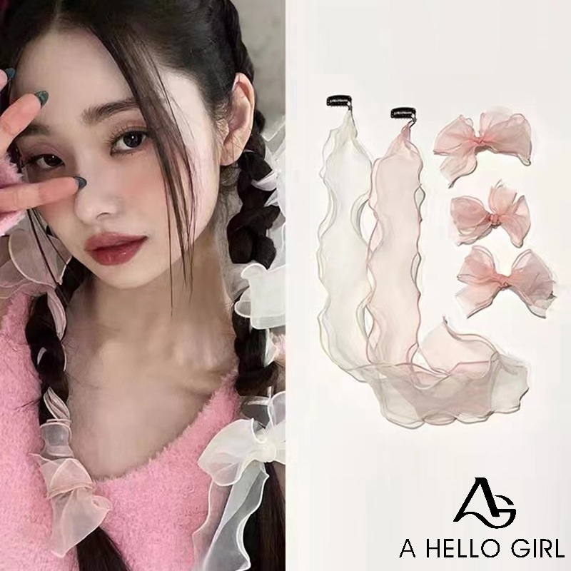 Bộ 4 Kẹp Tóc Nơ Xinh Xắn Dành Cho Nữ