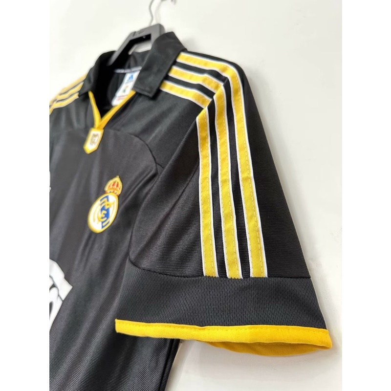 Áo Thun Thể Thao Tay Ngắn In Logo Real Madrid S-2XL 1998-00 Phong Cách Vintage