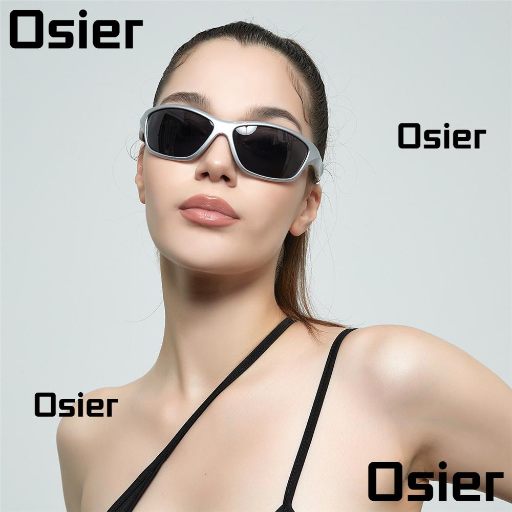 Osier1 Y2K Kính Râm Hình Oval Hợp Thời Trang Đi Xe Đạp / Câu Cá