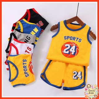 Set Đồ COTTON CHO BÉ TRAI Thể Thao Hai Mảnh Gồm Áo Ba Lỗ Cổ Tròn Thoáng Khí Thoải Mái Hợp Thời Trang Cho Bé Trai 1-9 Tuổi