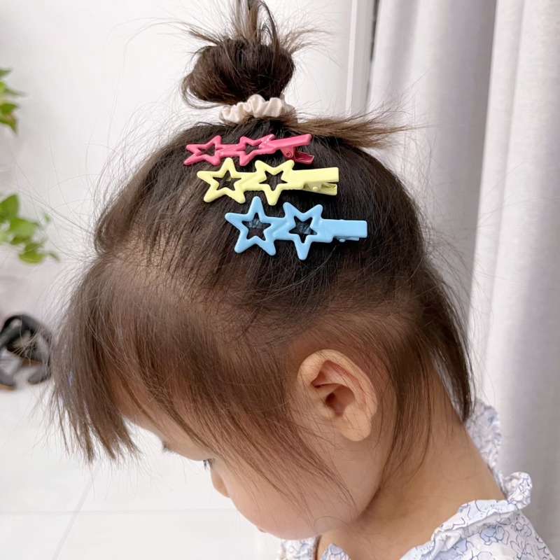 Kẹp Tóc Nữ Hình Ngôi Sao Màu Sắc Ngọt Ngào