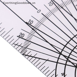 Everthinggooddown 1pc multi-ruler goniometer angle spinal ruler công cụ đo 360 độ vn