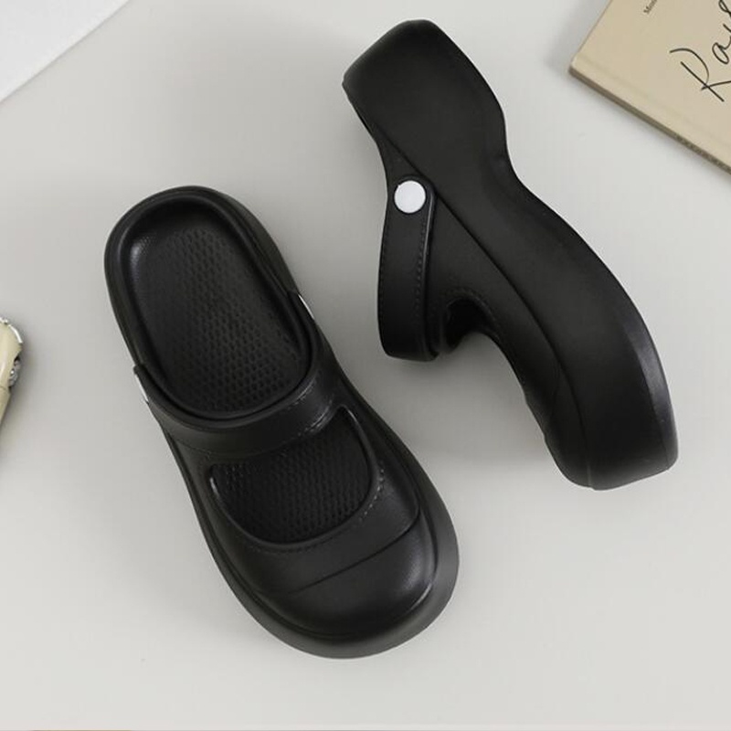 AYUER Xăng đan Đế Dày Thoải Mái Chống Va Chạm Màu Trơn Thích Hợp Đi Biển Trong Nhà Và Ngoài Trời