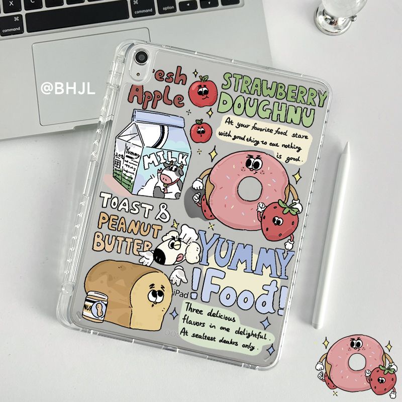 Ốp Máy Tính Bảng Tpu Gập Gọn Chống Rơi iPad Air 4 10.9 2021 Pro 11 10 2022 10.9 gen9 / 8 / 7 Gen 10.2 iPad gen5 / 6 / Air1 / 2 9.7 6 mini4 5 iPad