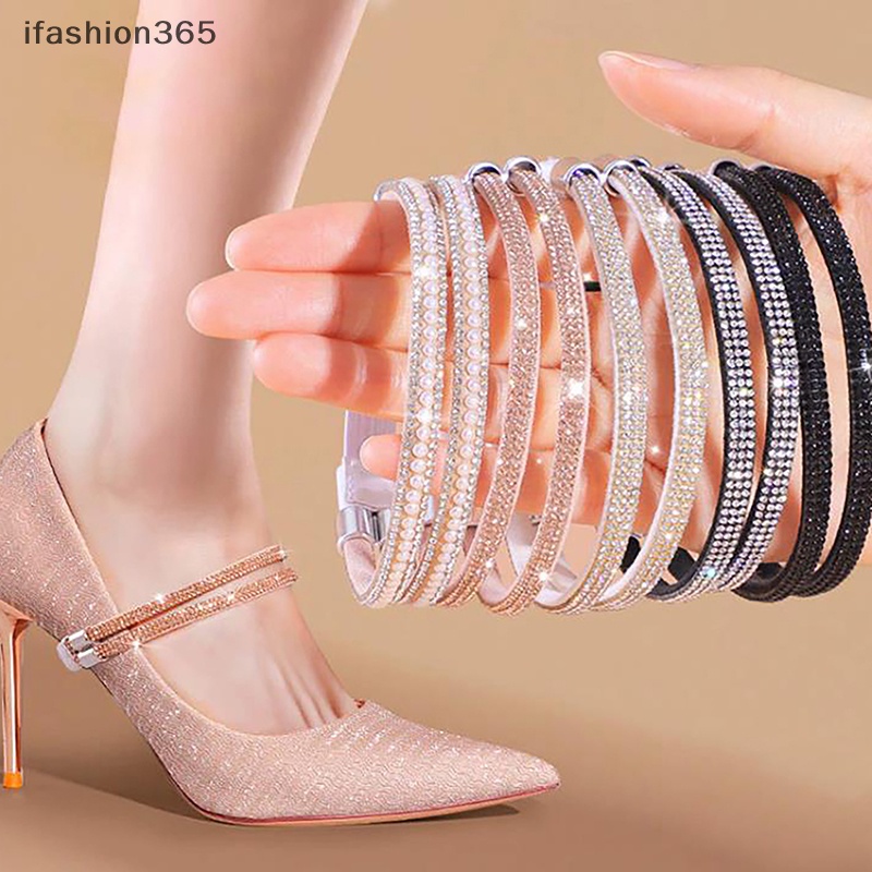 1 Cặp Dây Thắt Co Giãn Chống Trượt Chống Rơi Cho Giày Cao Gót ifashion365