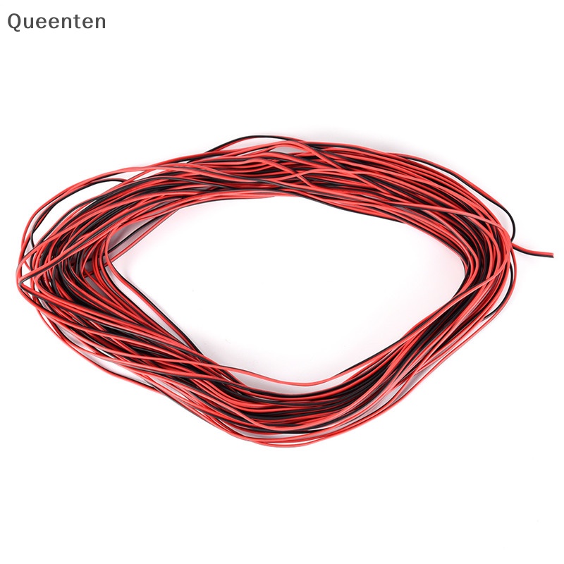 Dây Cáp Nối Đèn Led 2Pin 10m Màu Đỏ / Đen Cho Xe Hơi / Xe Máy