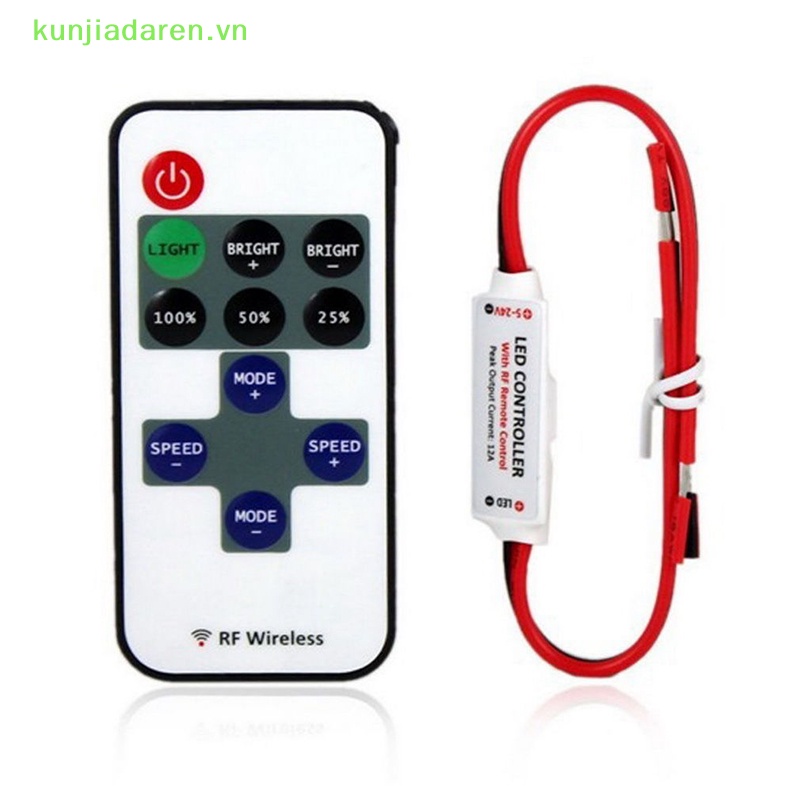 Bộ Điều Khiển Từ Xa Không Dây ADA 12V RF Cho Đèn LED Dây Mini