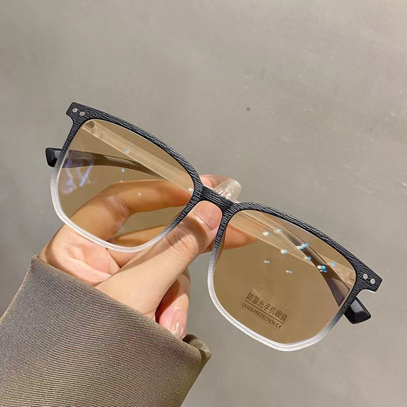 Kính Mát Chống Ánh Sáng Xanh Phong Cách Retro Cho Nam Nữ