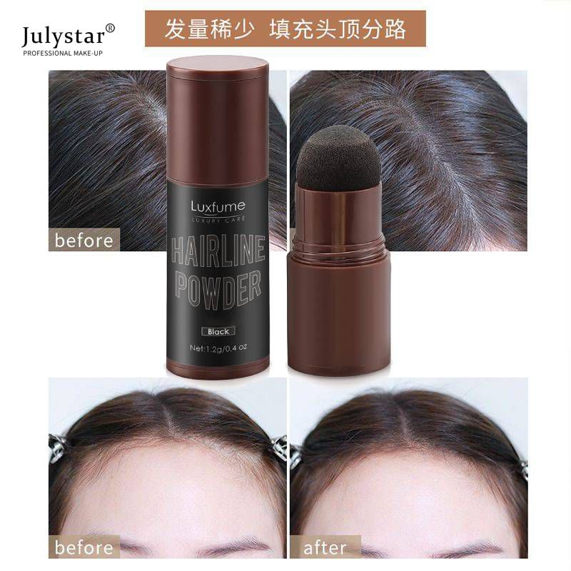 Chân Thực Tóc Bóng Chân Tóc Tô Màu Sửa Chữa Tóc Phấn Làm Đầy Bột Mỹ Phẩm JULYSTAR