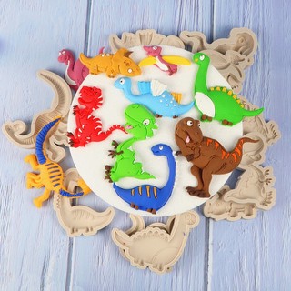 Khuôn Silicone Làm Bánh Hình Khủng Long Nhỏ 18 Kiểu