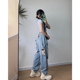 Quần jean XANH NHẠT RÁCH 2