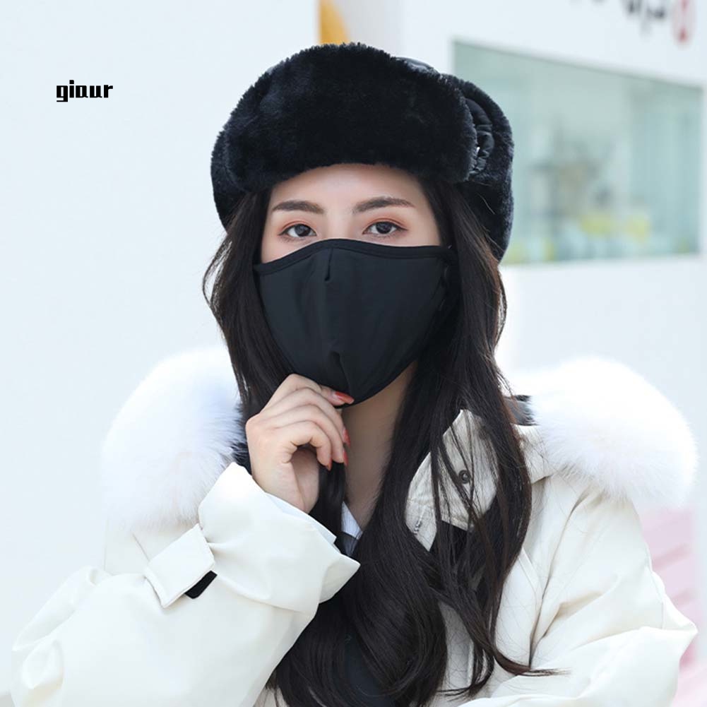 Mũ Trùm Mặt Nạ Che Phủ Tai Giữ Ấm Chống Gió Mùa Đông Cho Nam Nữ