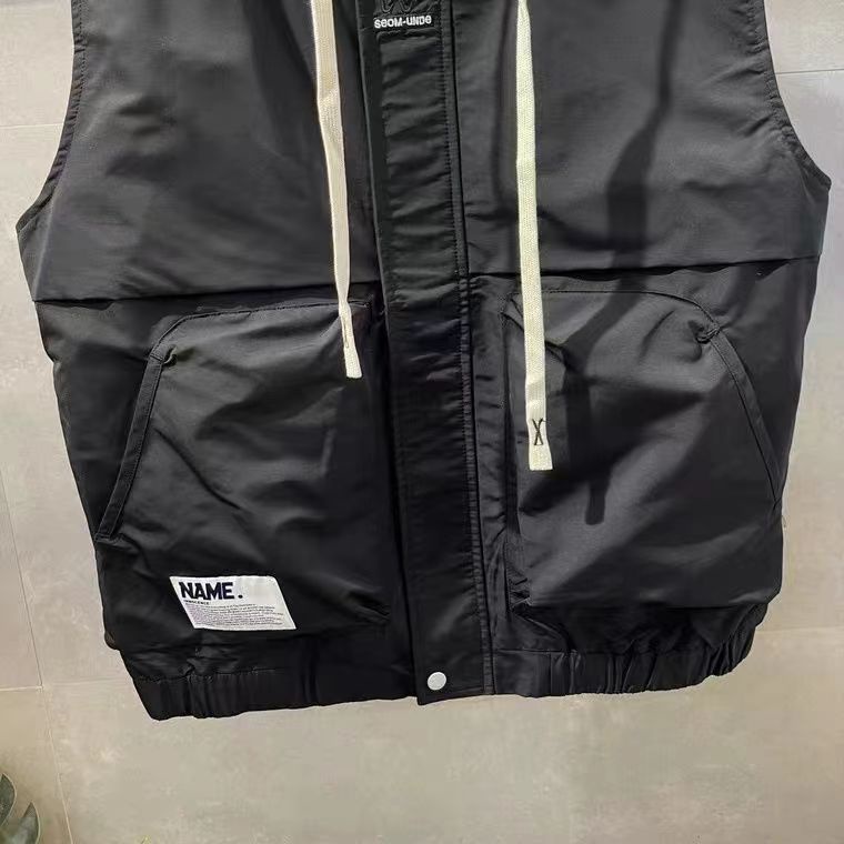 Áo Khoác Ghi Lê Có Mũ Trùm Đầu Màu Sắc Đơn Giản Cho Nam Giới