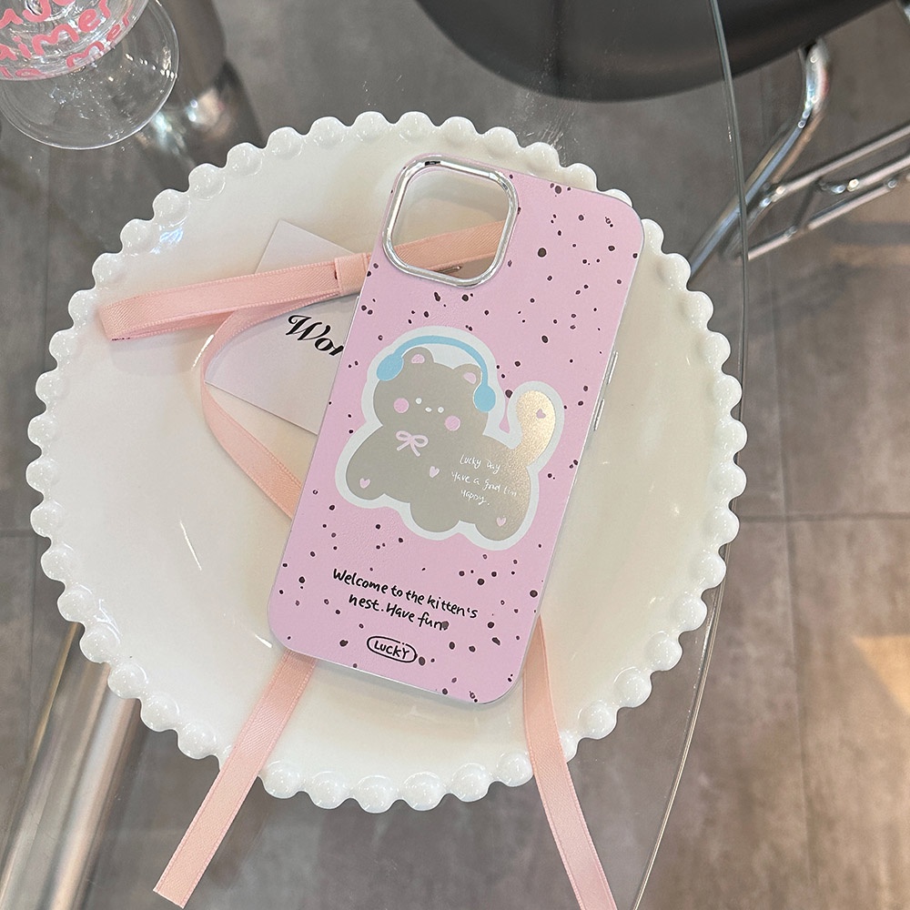 Ốp Điện Thoại Cứng In Hình Mèo Cho IPhone 11 12 12Pro 12ProMax 13 13Pro 13ProMax 14 14Pro 14ProMax