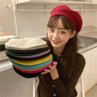 Mũ Nồi Màu Trơn Phong Cách Vintage Thời Trang Cho Nữ