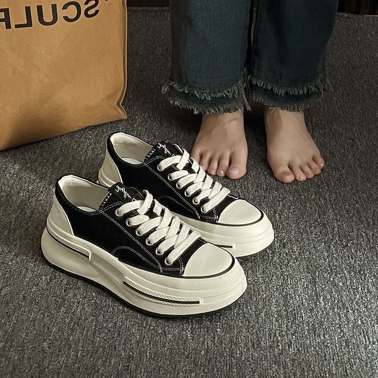 Giày Thể Thao Vải canvas Thoáng Khí Trẻ Trung Cho Nữ