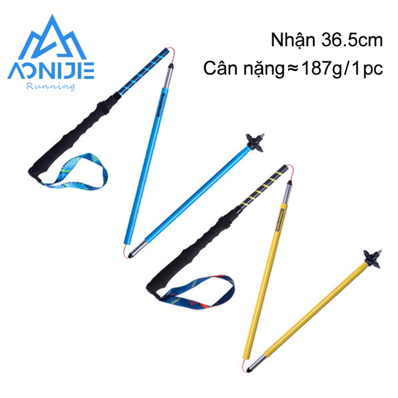 Gậy Leo Núi AONIJIE E4202 Gấp Gọn Bằng Hợp Kim Nhôm Gọn Nhẹ