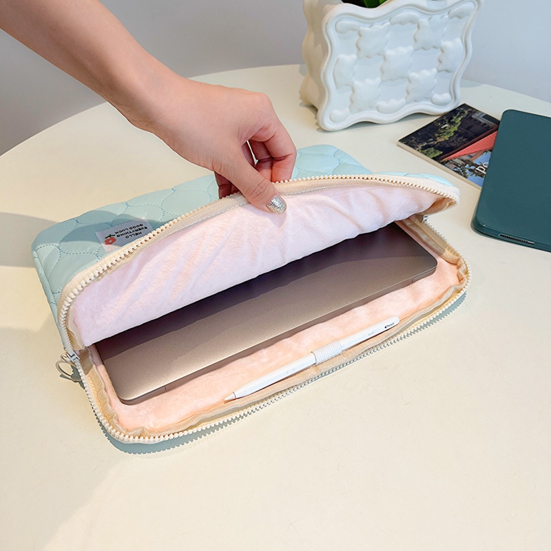 Túi Đựng Bảo Vệ Laptop 9.7-15 Inch Màu Kẹo Xinh Xắn Phong Cách Hàn Quốc