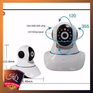 CAMERA ip yoosee 360 quan sát rõ ngày đêm hỗ trợ thẻ nhớ và led ban đêm có màu tặng thẻ 32g