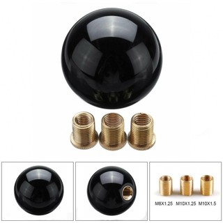 Universal car black round ball-gear shift knob stick shifter lever-adapter mới