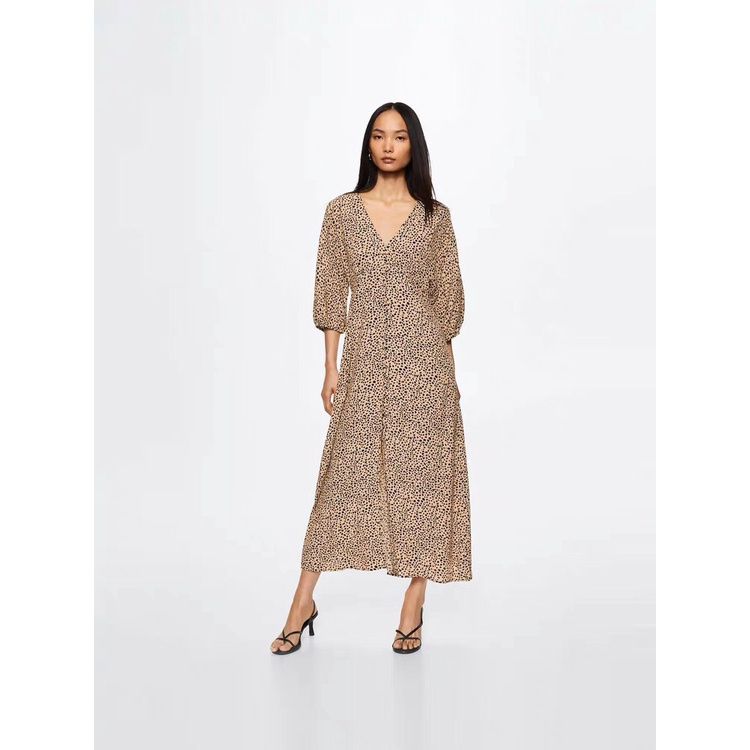 Đầm Beo Nâu M.a.n.g.o